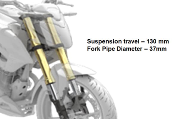 Golden Upside Down USD Front Forks